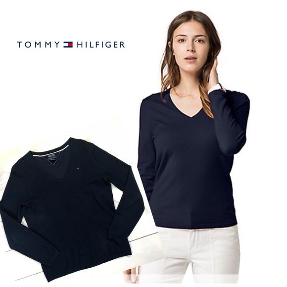 navy blue sweater tommy hilfiger